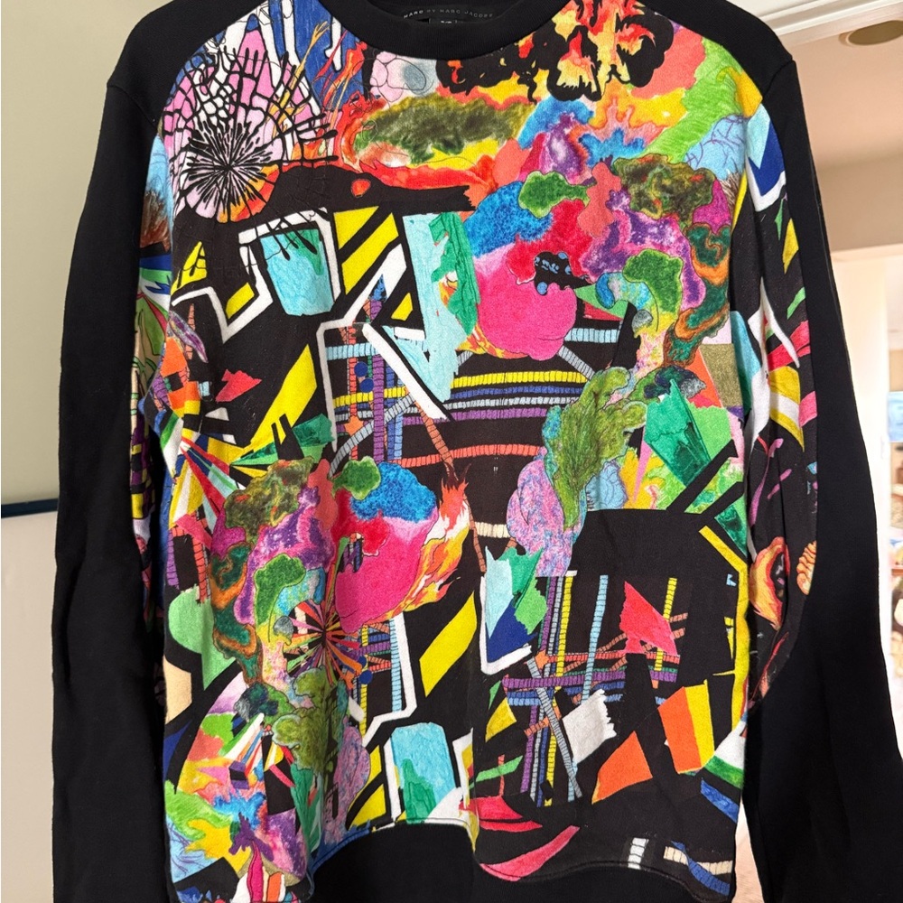 Marc By Marc Jacobs Multicolor Graphic Sweatshirt